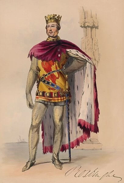 James Innes-Ker in Plantagenet costume for Queen Victorias Bal Costume, May 12 1842, (1843)