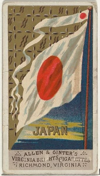 Japan, from Flags of All Nations, Series 1 (N9) for Allen & Ginter Cigarettes Brands