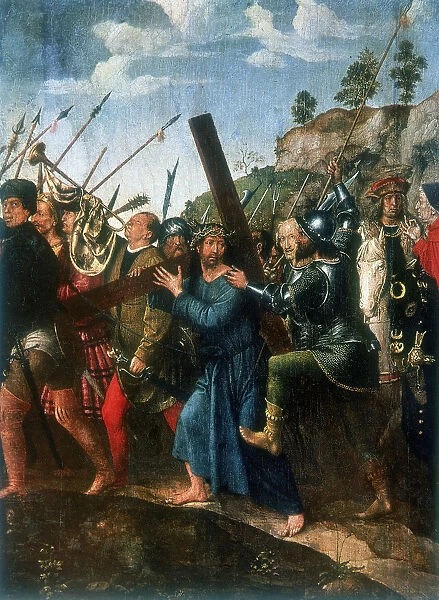 Jesus on the Road to Calvary, late 15th  /  early 16th century. Artist: Michael Sittow