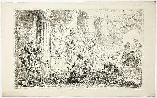 Job in Luck, 1778. Creator: Christian Bernhard Rode