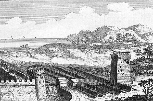 Julius Caesars siege of Marseilles, 49 BC (18th century)