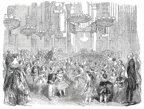 Juvenile Ball at the Mansion-House, on New Year's Eve, 1850. Creator: Unknown