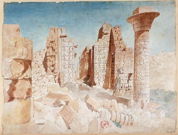 Karnak, Egypt, 19th century. Artist: Nestor l Hote