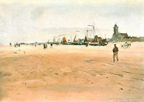 Kattwijk aan Zee in 1889, (c1900). Creator: Unknown