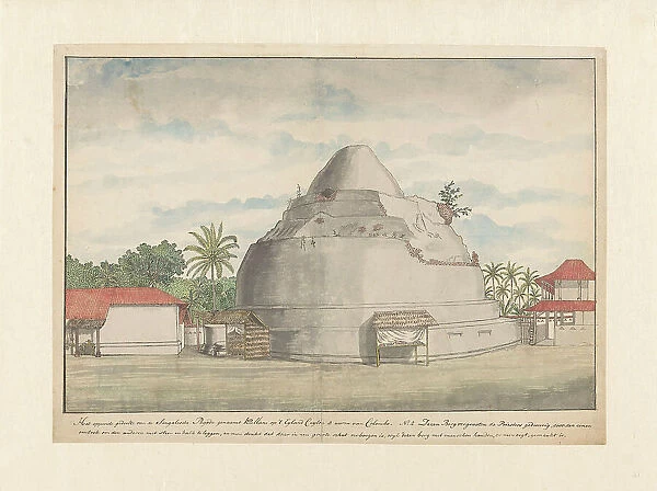 Kelaniya Stupa in Ceylon, 1785. Creator: Jan Brandes