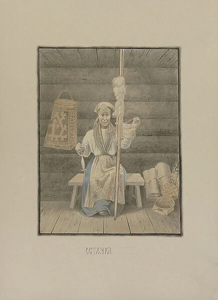 Khant woman, 1862-1887. Creator: Mikhail Znamensky