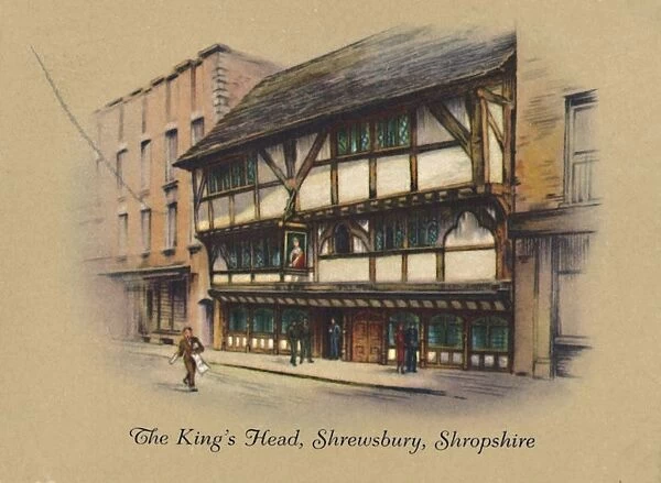 The Kings Head, Shrewsbury, Shropshire, 1939