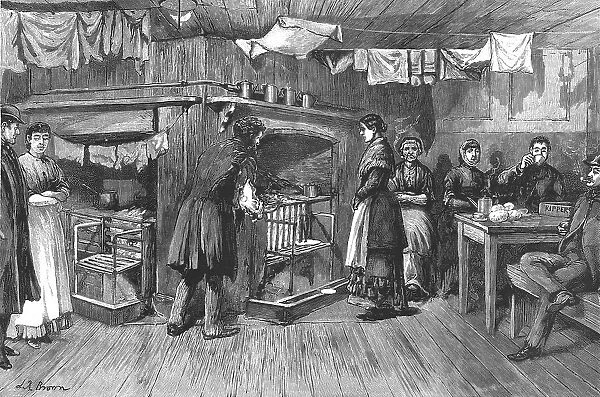 The Kitchen of a common lodging-house, Spitalfields, 1886. Creator: Unknown