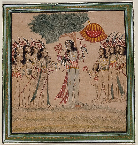 Krishna with the Gopas, between c1720 and c1730. Creator: Unknown