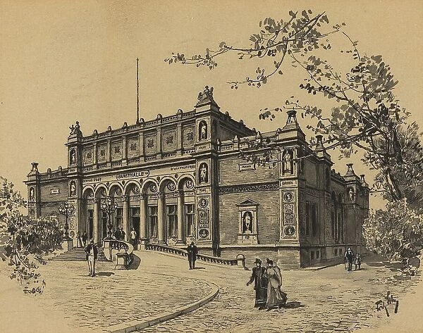 Kunsthalle, 1893. Creator: Fritz Stoltenberg