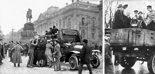 La Nouvelle Europe; la guerre civile a Berlin; le 24 decembre 1918, des revolutionnaires... 1918 Creator: Unknown