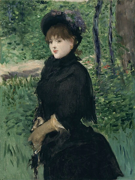 La Promenade (Madame Gamby), 1880. Creator: Manet, Édouard (1832-1883)