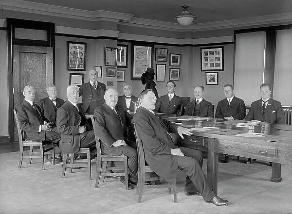 Labor Comm. of Council of Nat. Def. Heads: James O'Connell; W.B. Wilson; Leo K. Frankel... 1917. Creator: Harris & Ewing. Labor Comm. of Council of Nat. Def. Heads: James O'Connell; W.B. Wilson; Leo K. Frankel... 1917. Creator: Harris & Ewing