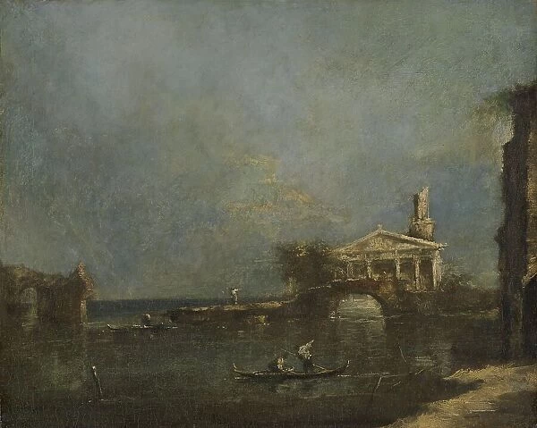 Lagoon near Venice, 1740-1800. Creator: Francesco Guardi