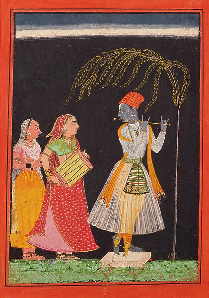 Lahula Ragaputra, Son of Dipak Raga, Folio from a Ragamala (Garland of Melodies), c1685-c1690. Creator: Unknown