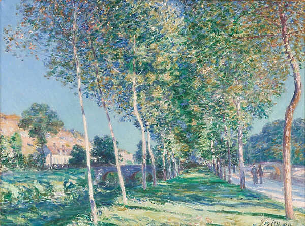 The Lane of Poplars at Moret-sur-Loing, 1890