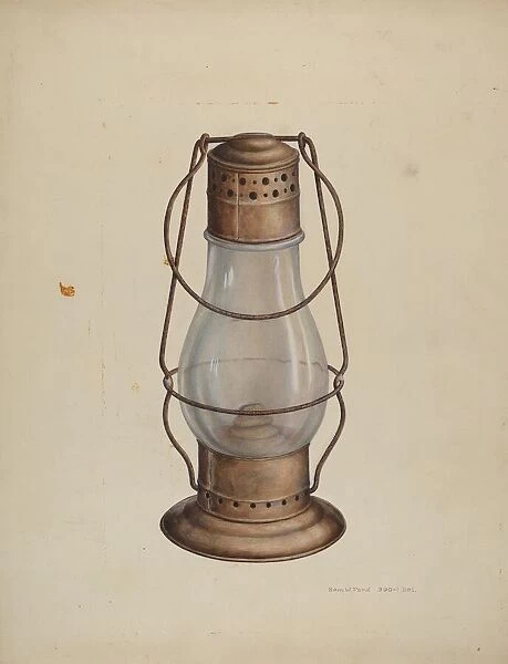 Lantern, c. 1939. Creator: Samuel W. Ford