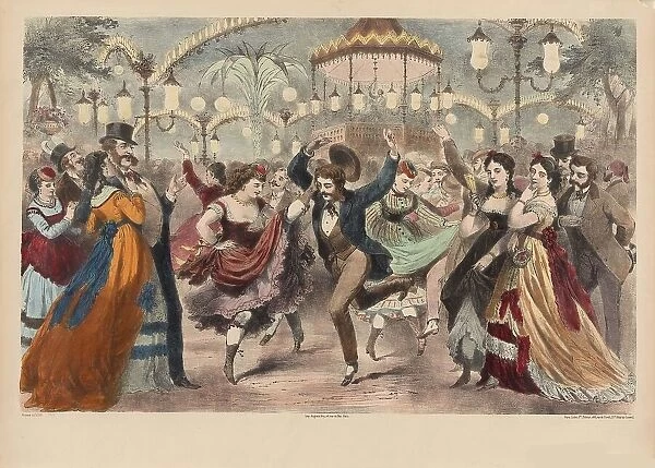 Le bal Mabile, c.1855. Creator: Provost, A. (active 1834-1855)