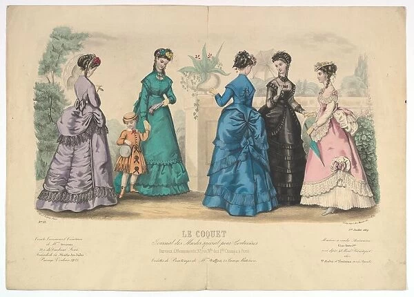 Le Coquet, No. 22, from Journal des Modes Special pour Couturieres, July 1