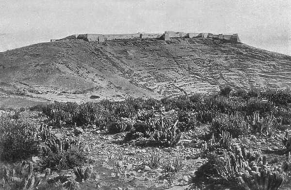Le general Lyautey a Agadir; vue generale de la casbah et debarquement du resident general...1916. Creator: Unknown