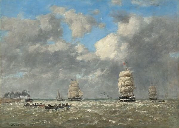 Le Havre, 1883. Creator: Eugene Louis Boudin