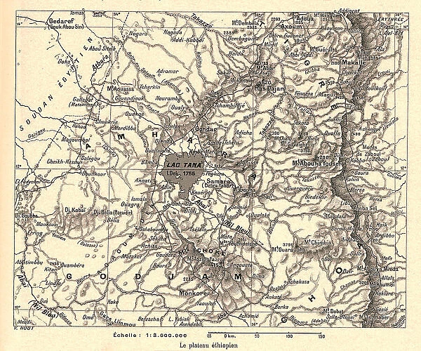 Le plateau ethiopien; Le Nord-Est Africain, 1914. Creator: Unknown
