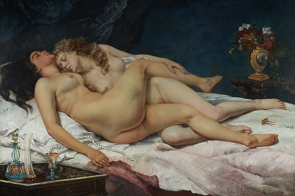 Le sommeil, 1866. Creator: Gustave Courbet