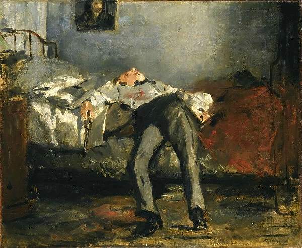 Le Suicide, ca 1877. Creator: Manet, Edouard (1832-1883)