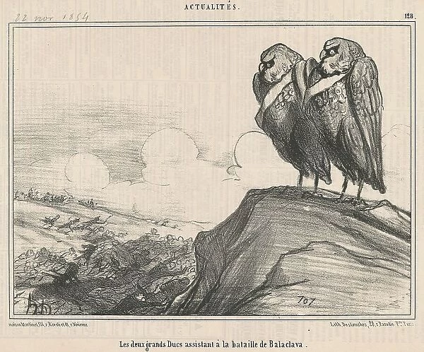 Les deux grands ducs... 19th century. Creator: Honore Daumier