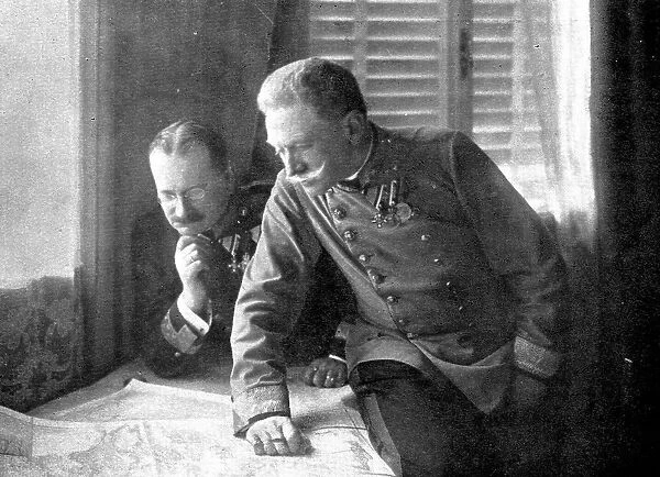 Les Premiers coups de canon; Le General Conrad de Hotzendorf, 1914. Creator:s Chernov