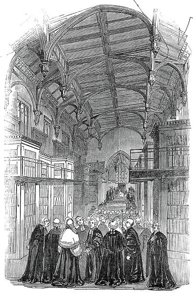 The Library - presentation of the address, Lincolns Inn New Buildings, 1845