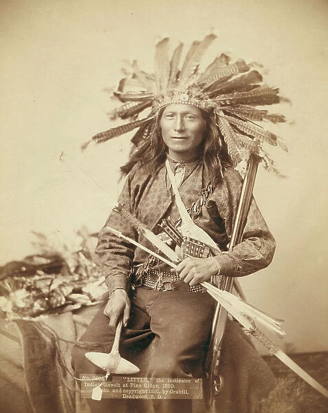 Little, the instigator of Indian Revolt at Pine Ridge, 1890, 1891 Creator: John C. H. Grabill