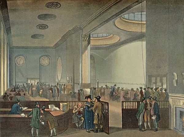 Lloyds Subscription Rooms As Seen By Rowlandson in 1800, 1928. Artists: Thomas Rowlandson