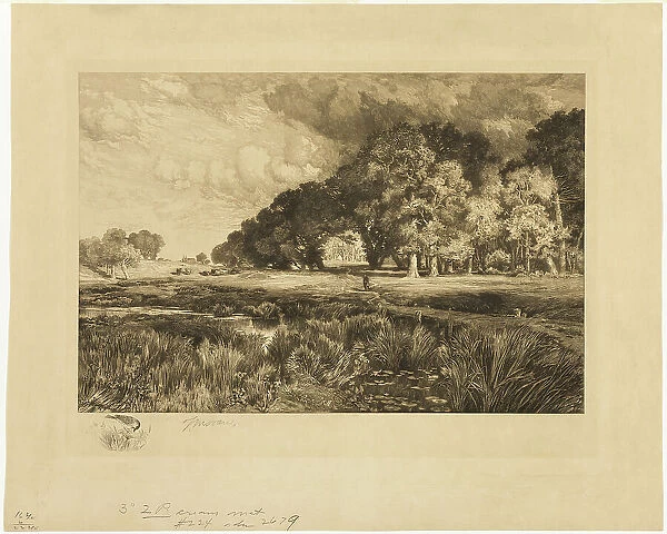 Long Island Landscape, 1889. Creator: Thomas Moran