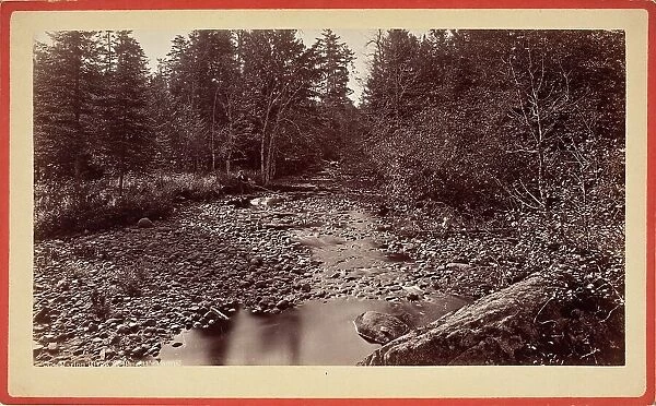 Long Lake, South From Floating Bridge, Printed 1880 circa. Creator: Seneca Ray Stoddard