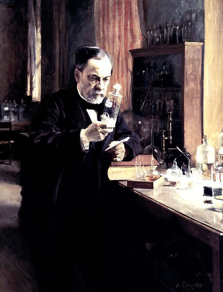 Louis Pasteur, 1885. Artist: Albert Edelfelt