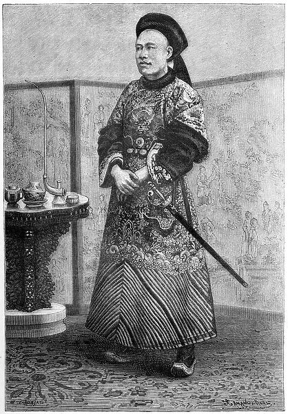 M Tseng, Chinese minister in Paris, 1895. Artist: Armand Kohl