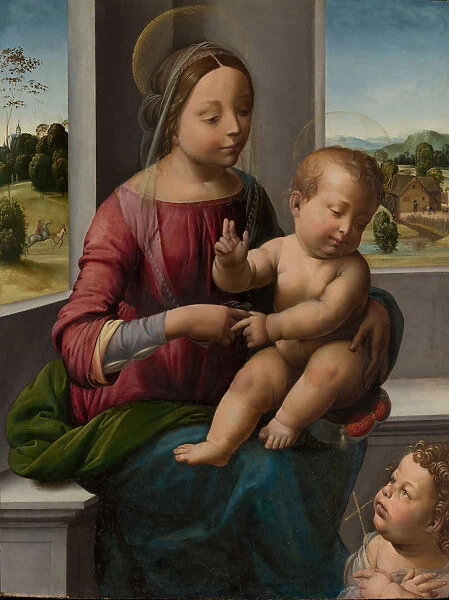 Madonna and Child with the Young Saint John the Baptist, ca. 1497. Creator: Fra Bartolomeo