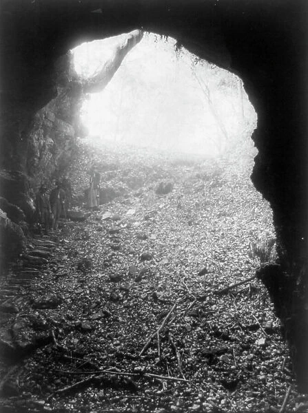 Mammoth Cave, Kentucky --looking backward, c1891. Creator: Frances Benjamin Johnston
