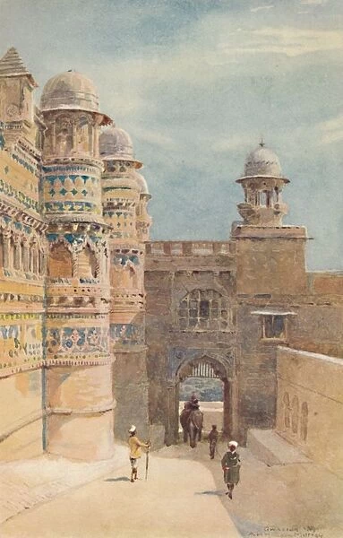 The Man Sing Palace, Gwalior, c1880 (1905). Artist: Alexander Henry Hallam Murray