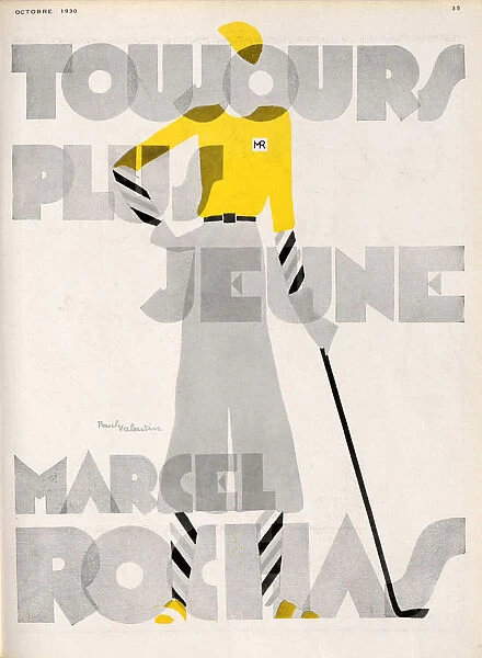 Marcel Rochas. Toujours plus jeune, 1930. Creator: Valentin, Paul (active 1920-1930s)