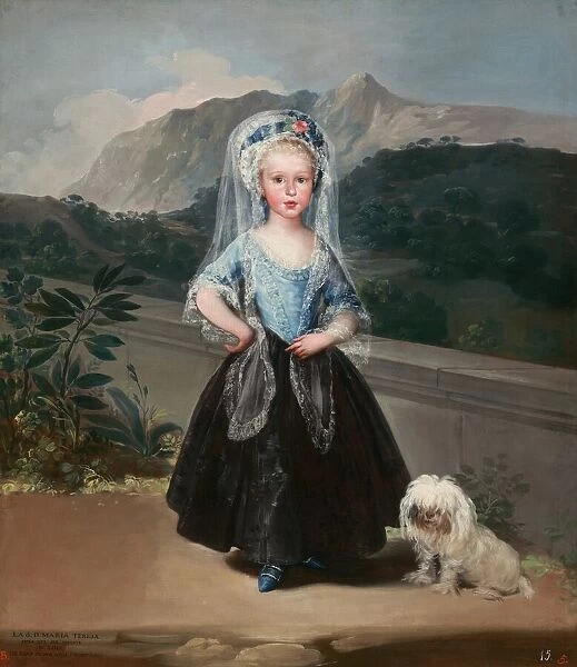 Maria Teresa de Borbon y Vallabriga, later Condesa de Chinchon, 1783