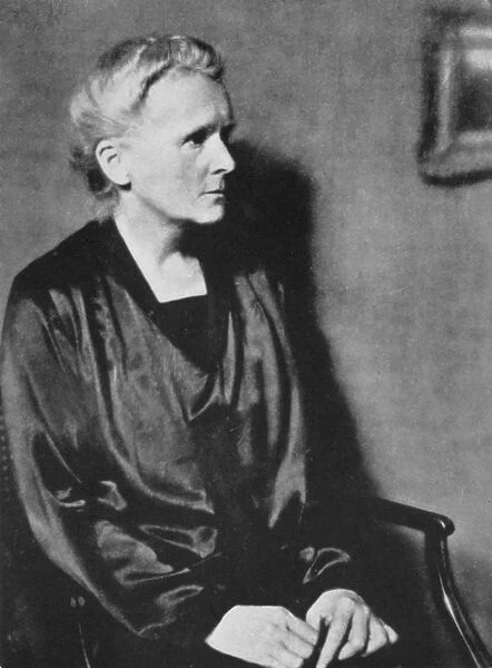 Marie Curie, Polish-born French physicist, 1929