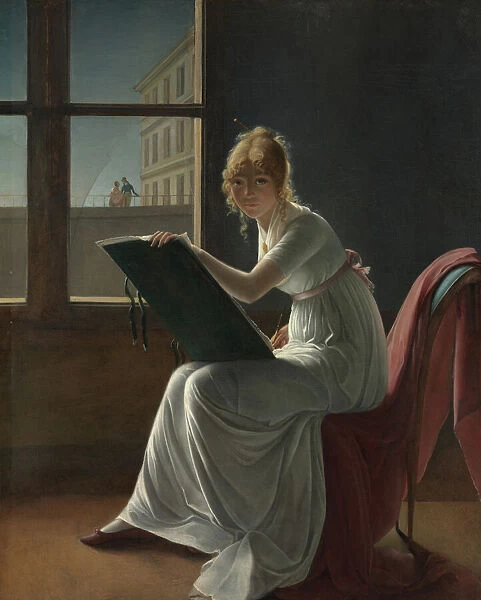Marie Josephine Charlotte du Val d Ognes (1786-1868), 1801. Creator: Marie-Denise Villers