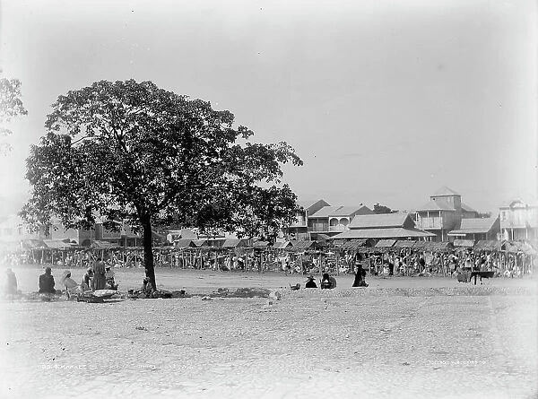 Market Day, Port-au-Prince, Hayti [sic], W.I. between 1880 and 1901. Creator: Unknown
