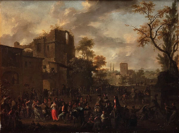 Market Scene, 1704-1740. Creator: Franz de Paula Ferg
