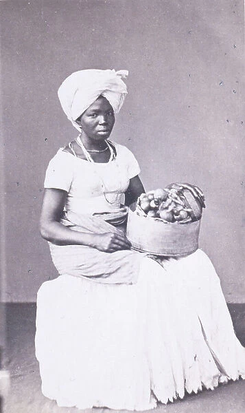 Market woman, Brazil, (1854-1890?). Creator: Unknown