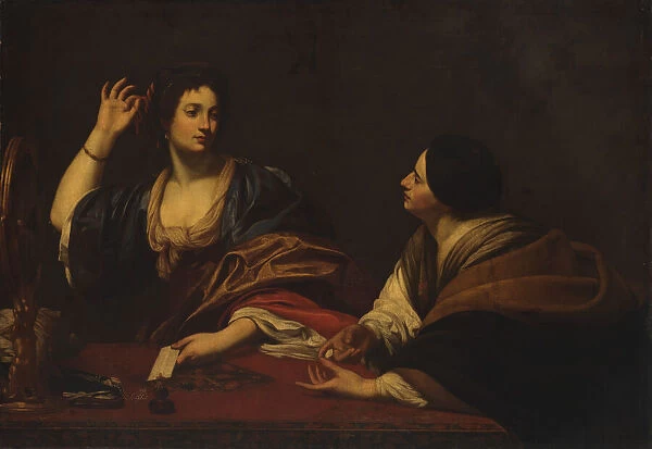 Martha Scolding Her Vain Sister Mary Magdalene, 17th century. Creator: Unknown