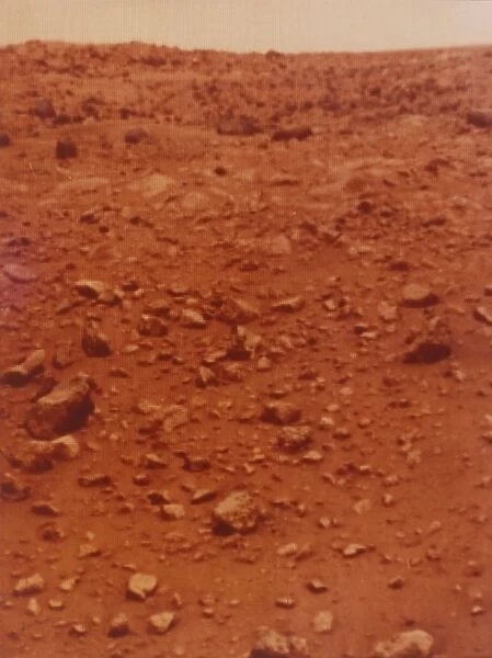 Martian planet surface, Viking 1 Mission to Mars, 1976. Creator: NASA