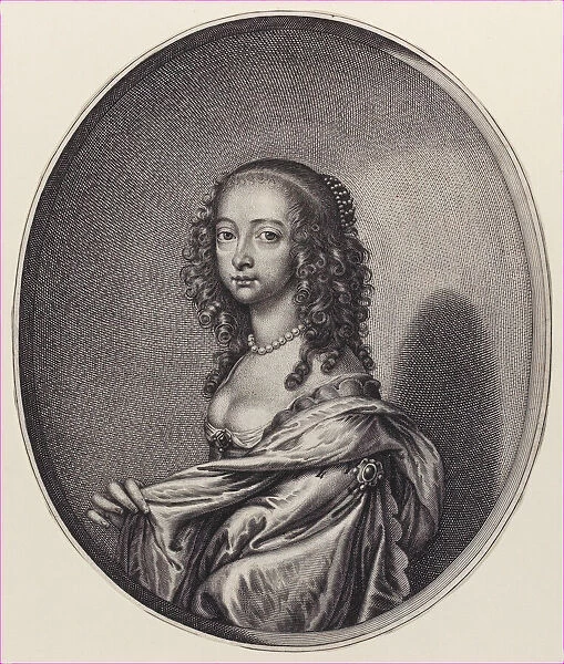 Mary, Princess of Orange, 1641-50. Creator: William Faithorne